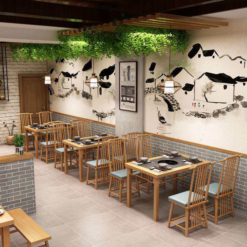 咖啡厅奶茶店实木卡座甜品店茶餐厅沙发冷饮店烘焙店桌椅组合商用