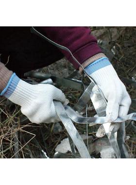 太尔钢丝混纺手套切割 级套海割手防 防钢丝50073