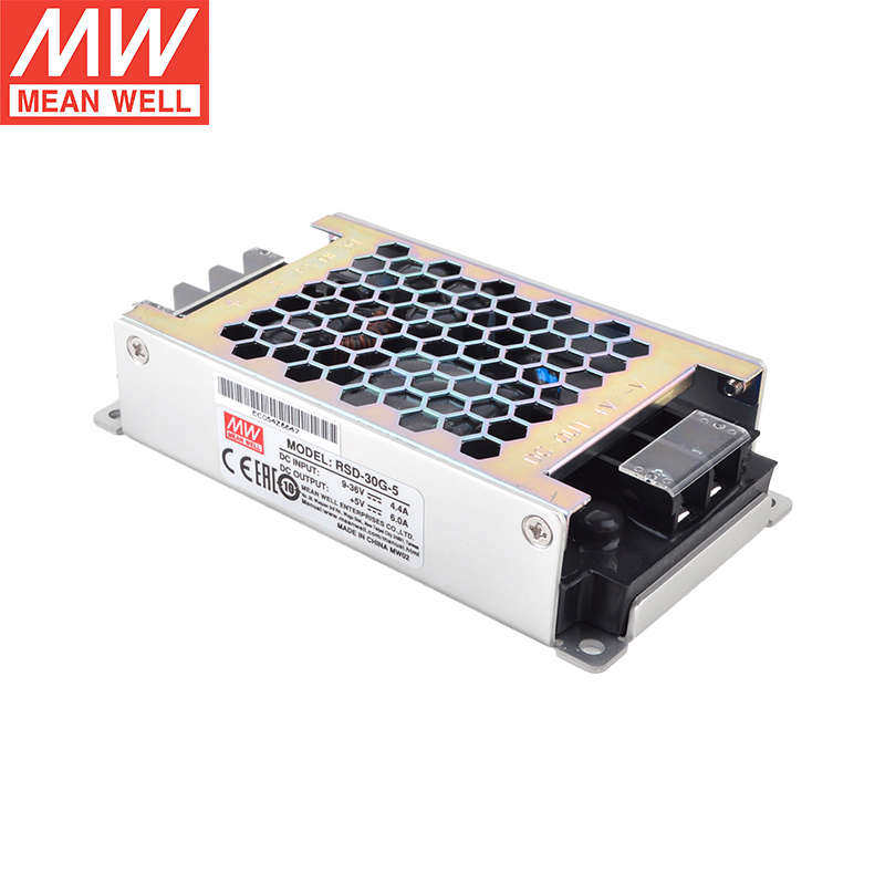 台湾明纬RSD-30G/30L/30H开关电源30W直流36V/48V转3.3V5V12V24V