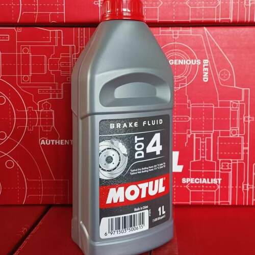 摩特MOTUL DOT4 全合成刹车油 摩托车汽车通用刹车制动液 1L