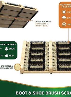 ABPR-Boot Scraper Brush Cleaner Outdoor Floor Boot Scraper