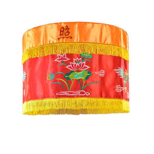 庄严品宝盖可定制绣品缎面刺绣佛宝顶华盖莲花伞龙宝盖直径一米