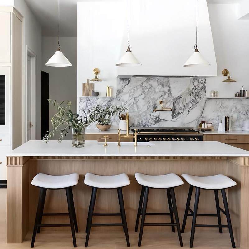 法式简约实木中岛台吧椅中古风家用高脚椅酒店民宿前台接待吧台椅,住宅家具,家用高脚椅,淘宝优惠券,粉丝福利购,淘宝优惠卷