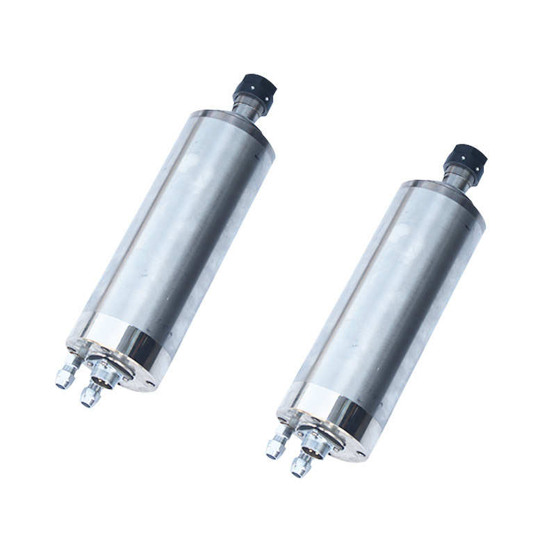 杰斯特厂家直供圆形水冷电主轴80MM2.2KW木工广告雕刻机高速主轴