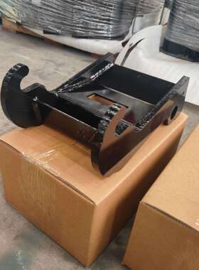 反铲扣件快速件连接挖WKI机铲斗安装附旋螺裂钻耙子抓夹土器反铲