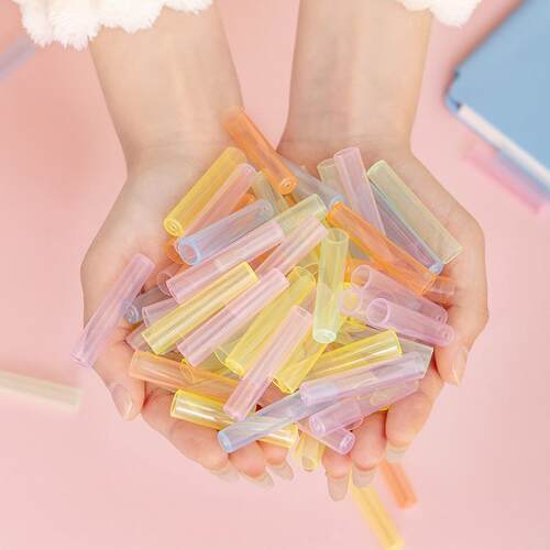 Transparent Pen Cap Pencil Cover Stationery Universal Pen Ca