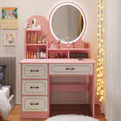 梳妆台卧室网红化妆桌经济型简易化妆台小户型现代欧式 轻奢梳妆柜