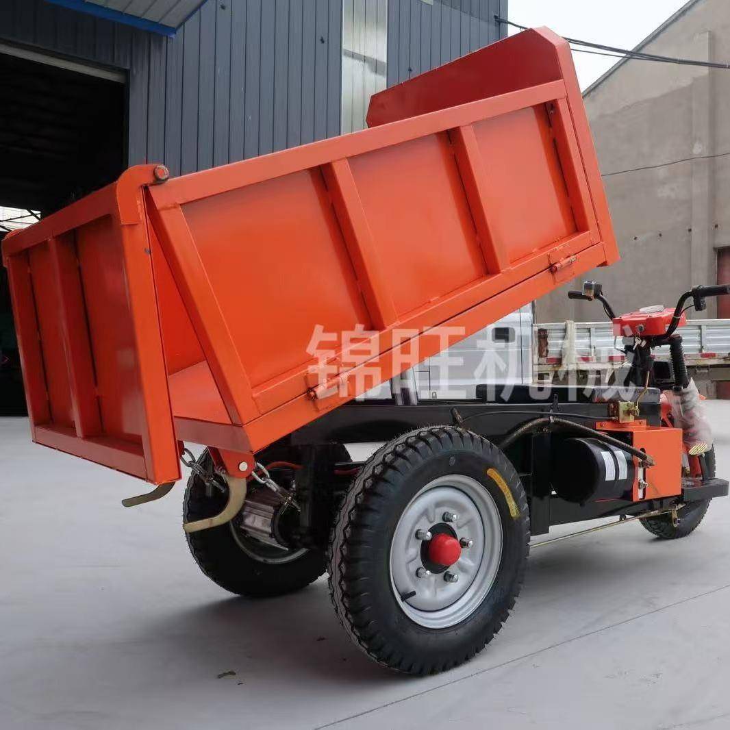 电动工程三轮车液压自卸大骑兵载重王建筑工地农用拉货翻斗车
