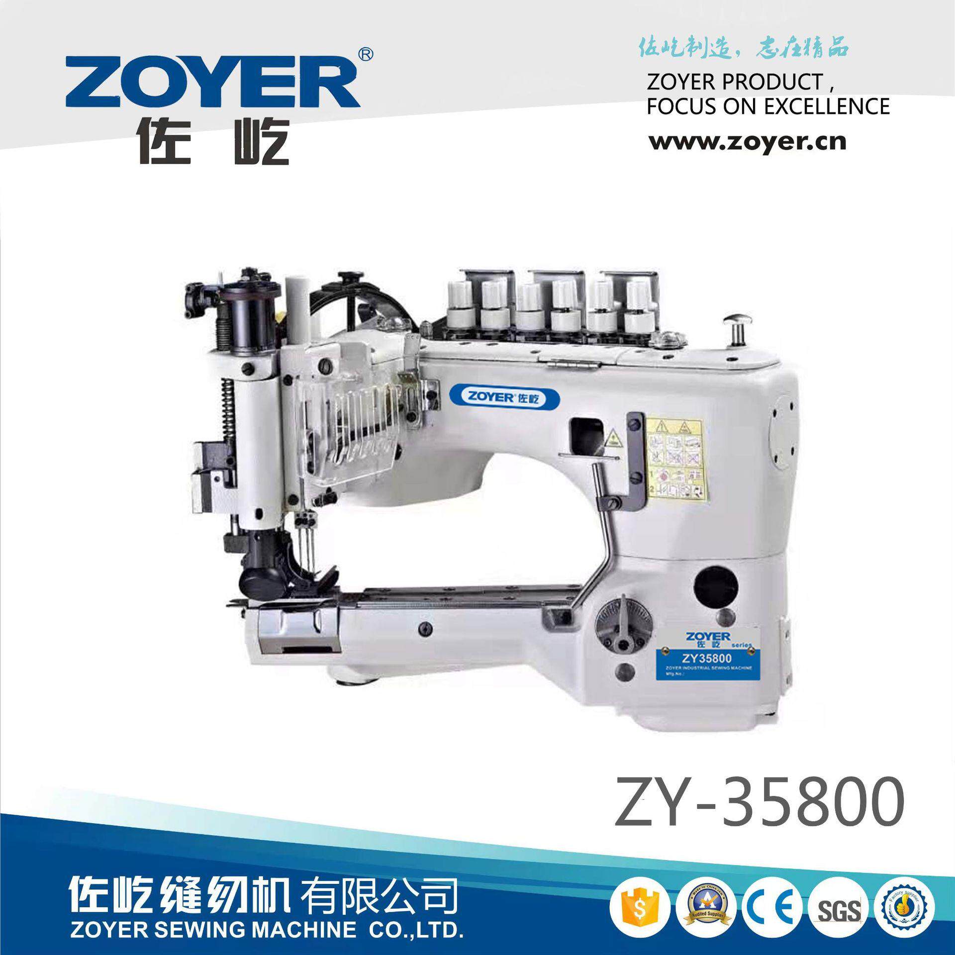 厂家出品ZY-35800D牛仔埋夹机缝合用牛仔埋夹车缝纫机高速