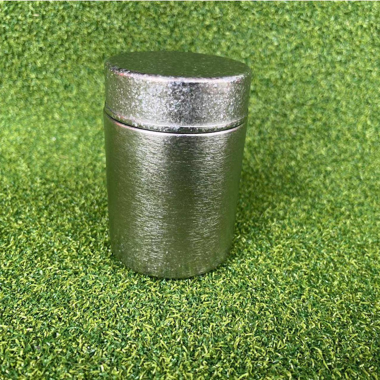 纯钛茶叶罐大号结晶款储茶仓户外便携茶叶分装盒密封保鲜锁味防潮