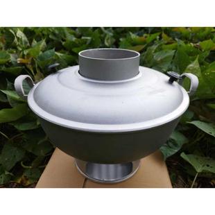 四川宜宾高县土火锅烧炭家用木炭火锅老式手工锑制火锅传统火锅炉