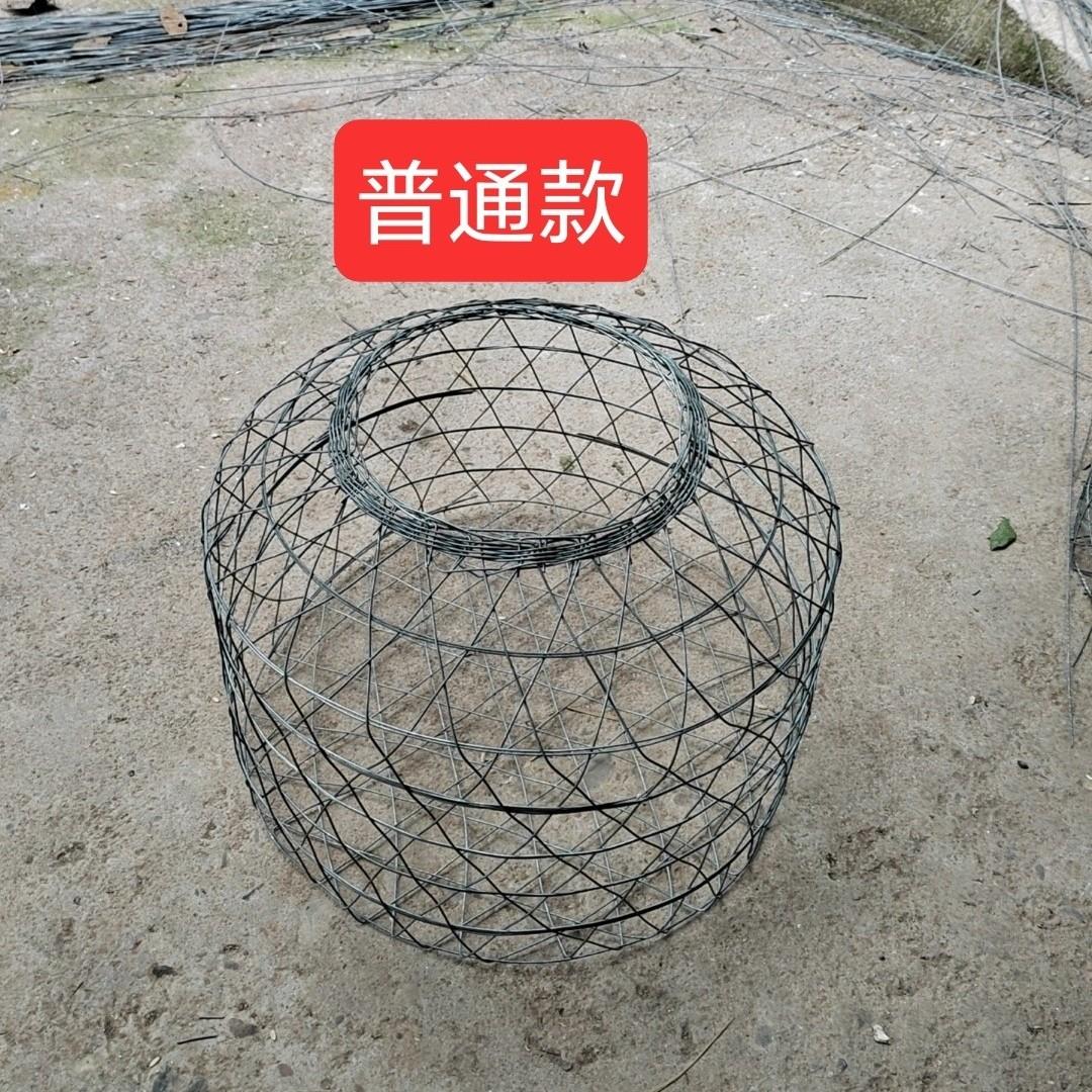 圆形钢线鸡笼鸭笼养殖笼家用大号笼不锈钢铁笼铁丝笼钢丝笼宠物筐