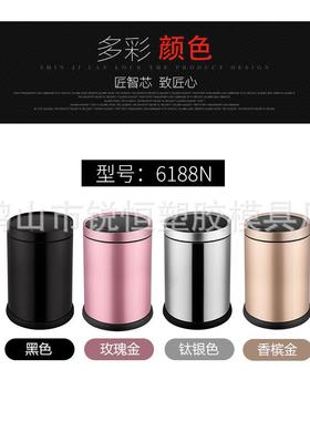 GOK不锈钢智能感垃圾层桶厨房家用大号双自动卫生A间圆KIB形66应1