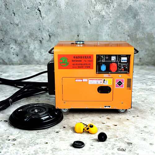 柴油发电机220v小型静音家用单相5kw便携移动380V三相工业用10kw