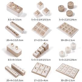 直播间饰品首饰戒指展示架陈列玉器，翡翠珠宝展示道具托盘戒指架托