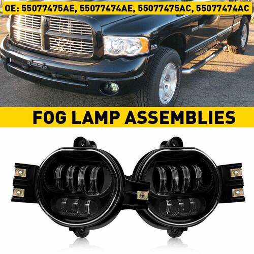 适用道奇Dodge Ram 1500 02-08 /2500 3500 03-09LED雾灯防雾灯