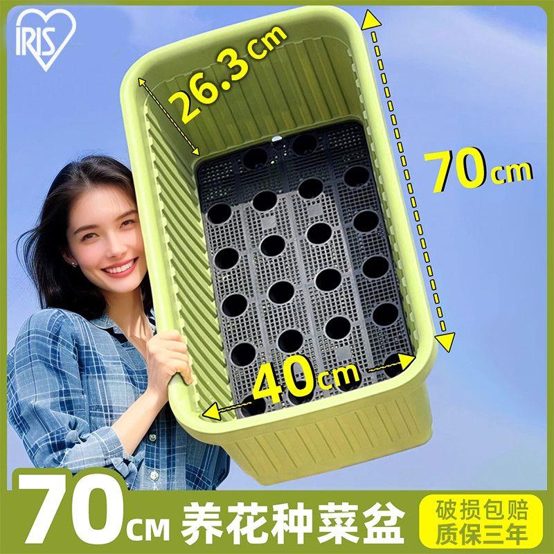爱丽思塑料花盆阳台长方形家用塑料专用箱种菜盆蔬菜爱丽丝种植箱