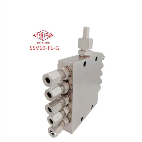 单线递进式分配器 SSV-10-FL-G-B带集油块分配器递进式干油润滑泵