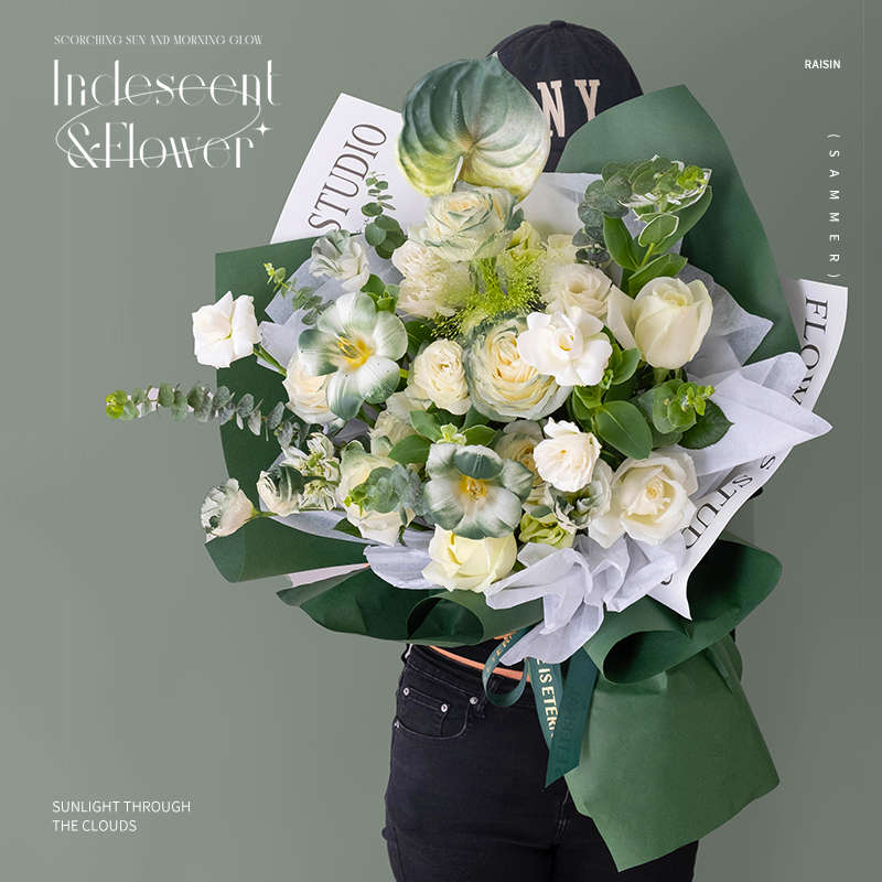 水木麟郁金香蝴蝶兰玫瑰花束鲜花速递同城花店配送成都生日送花