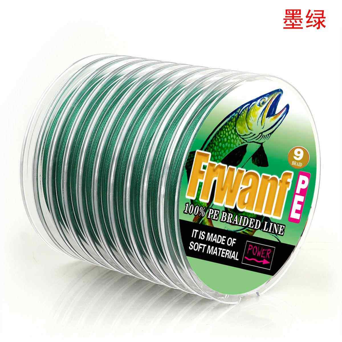 新款直销pe鱼线连盘9编1000米线海钓路亚矶钓绑钩翻板钩防咬锚渔