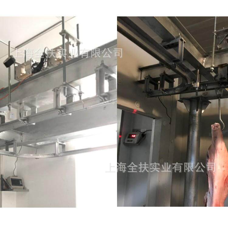 猪肉轨道秤肉联厂屠宰轨道电子秤100kg屠宰称200kg智能计重轨道称