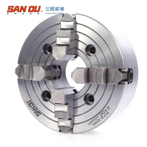 江三鸥正品SANOKU牌爪单动卡盘K72-25072-25浙四0