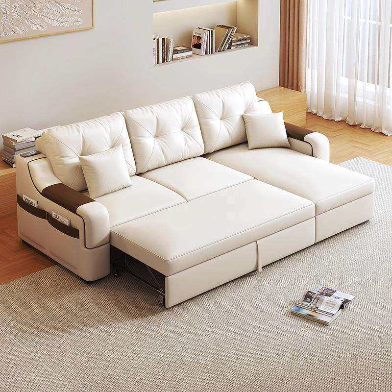 志光沙发床客厅多功能两用可折叠储物带贵妃小户型双人2024年新款