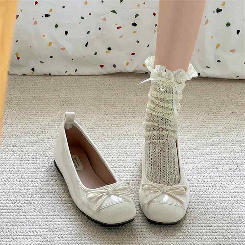 春季法式玛丽珍女鞋2026新款季晚晚风平底鞋一脚蹬豆豆鞋蝴0120e,女鞋,时装靴,淘宝优惠券,粉丝福利购,淘宝优惠卷