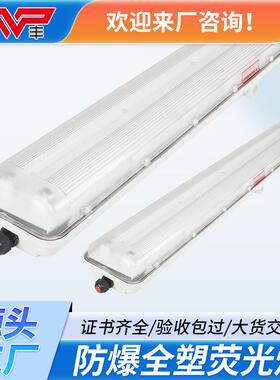 工厂供应防爆全塑灯有检测报告1.2米LEDIP65全塑IP65防水三防爆灯