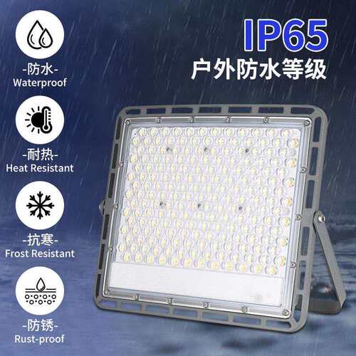 跨境新款市电投光灯 户外透镜庭院工地泛光灯照明高流明LED投光灯