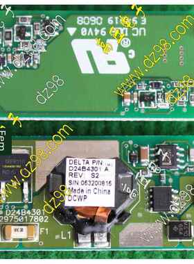 DELTA台达D24B4301升压电源模块 输入DC16V-42V 出43V