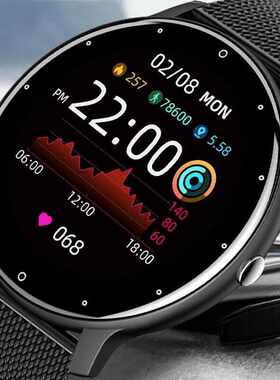 智能手表心率血压睡眠监测抖音智能手环ZL02D防水智能运动手表