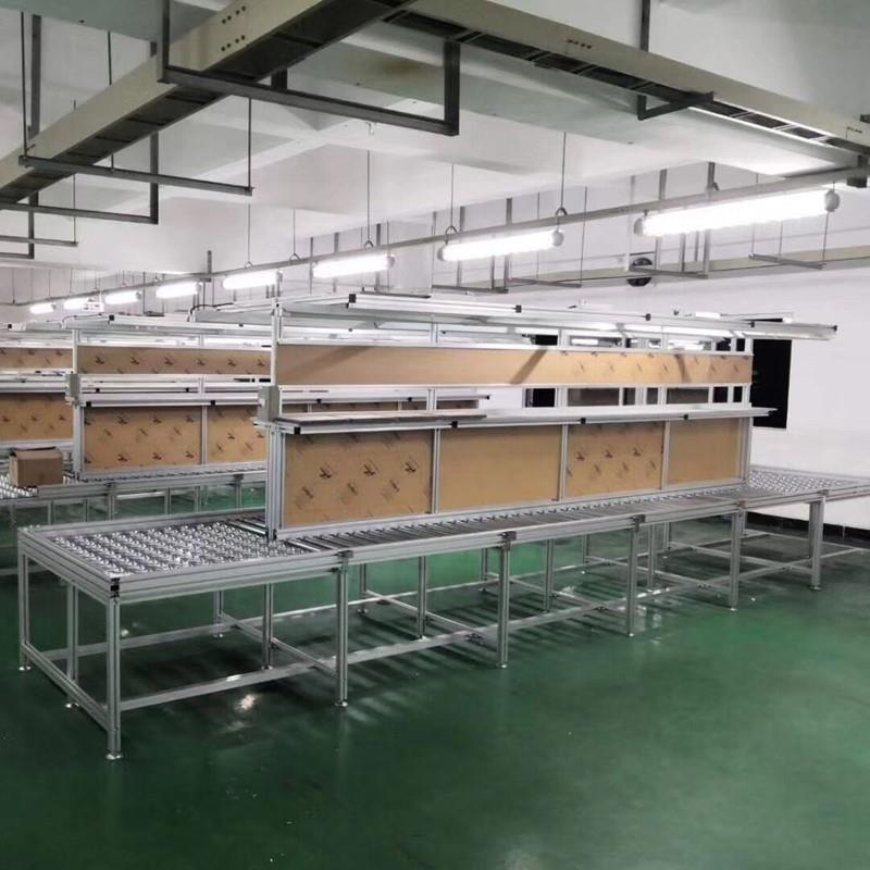 厂家直销重型工作台价格铁支架铝型材工作桌钳工工作台厂家图片