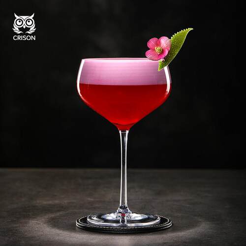 CT2601 crison水晶鸡尾酒杯 古典马天尼飞碟杯阔口香槟酒杯欧式