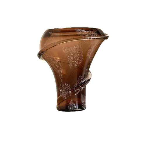 极简白色裂纹琉璃花器现代售楼部客厅茶几餐厅玄关插花花瓶摆件