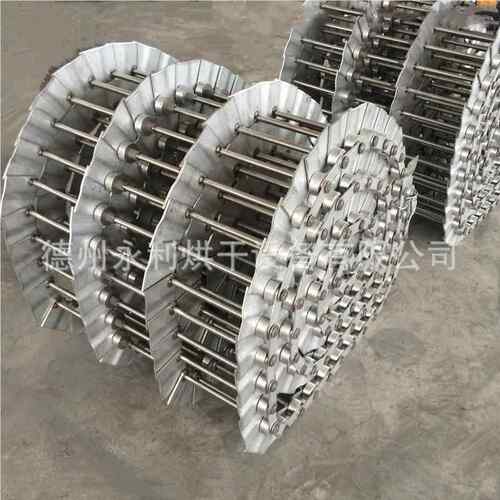 加工高温炉干链网家YL组合网 定距枝高挡边加轮高温烘干输送带导