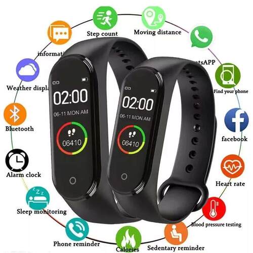 M4 Smart Band Wristband Blood Pressure/Heart Rate Monitor/Pe