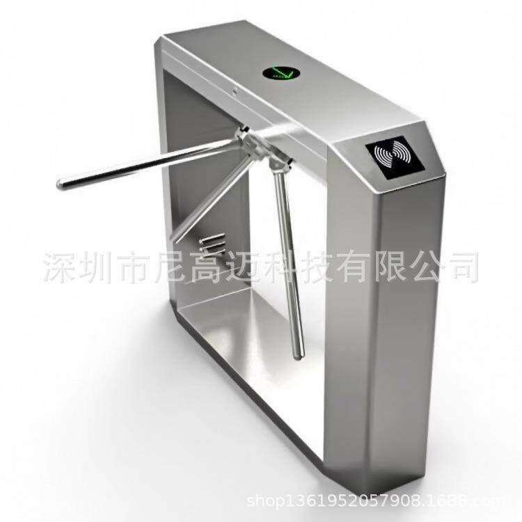 小区门禁单向旋转闸门公园景区停车场出口人行通道全高三辊阻拦门