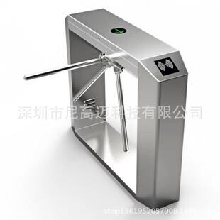 小区门禁单向旋转闸门公园景区停车场出口人行通道全高三辊阻拦门