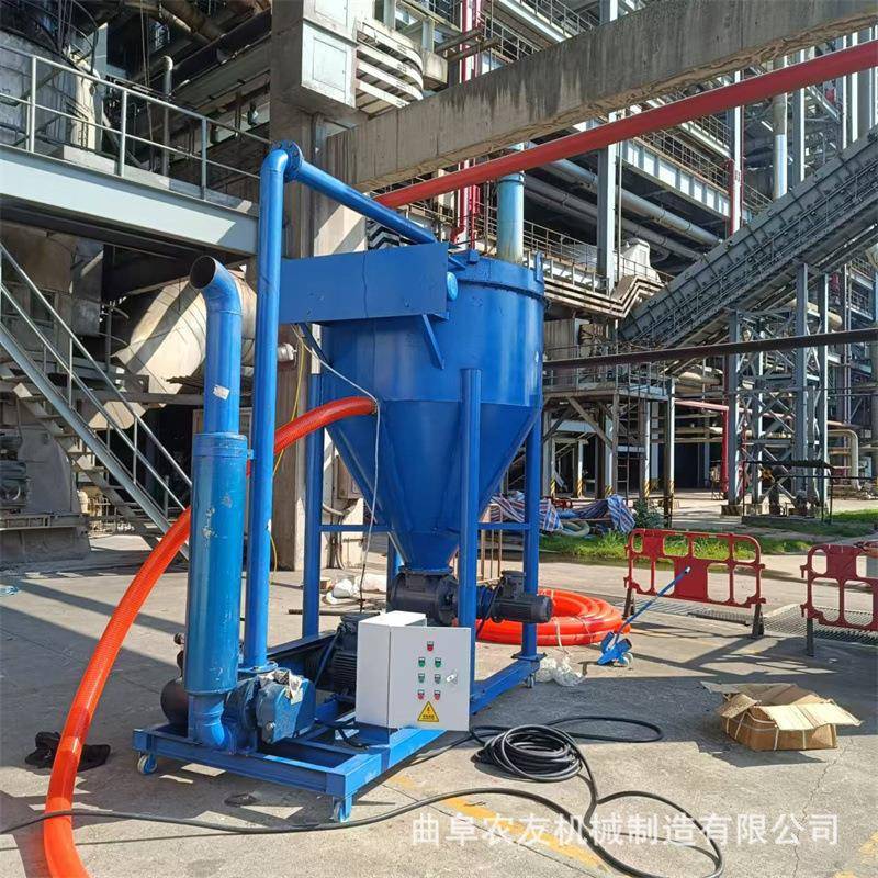 化工粉末装仓气力输送机无尘负压真空上料机石灰石粉长距离吸灰机