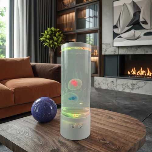 现货水母灯LED高亮护眼小夜灯创意儿童房卧室摆件水母灯工厂