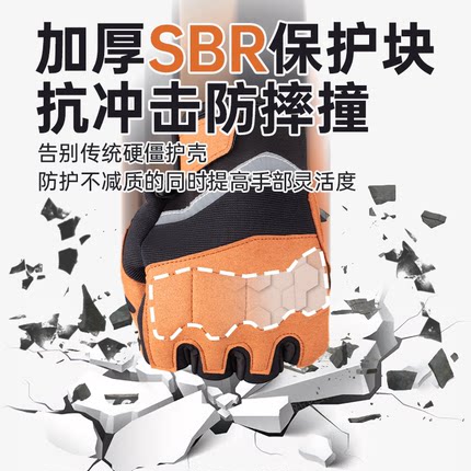 骑行手套摩托车冬季冬天保暖机车山地公路车复古男士防摔秋冬女款
