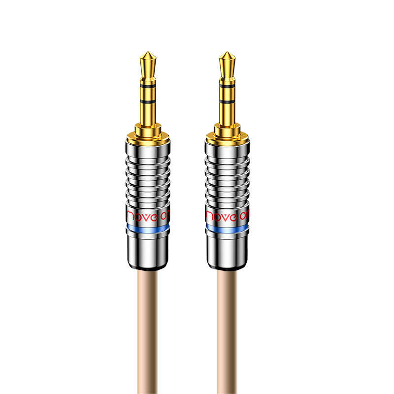 MPS X5镀银缠绕无氧铜3.5mm公对公双头aux音频车用车载无损对录线