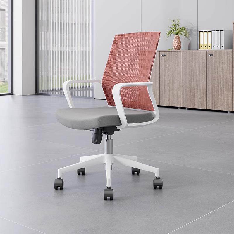 办公椅子舒适久坐电脑椅公司会议室弓形椅办公室职员工位靠背座椅