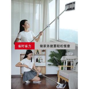 洁仕宝银马拖把旋转免手洗干湿两用拖地拖布家用懒人拖把平板甩干