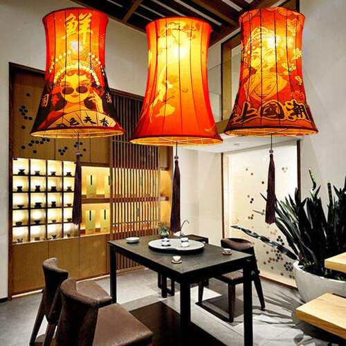 国潮风小蛮腰灯笼古风创意酒店民宿景区火锅餐饮过道防水吊灯
