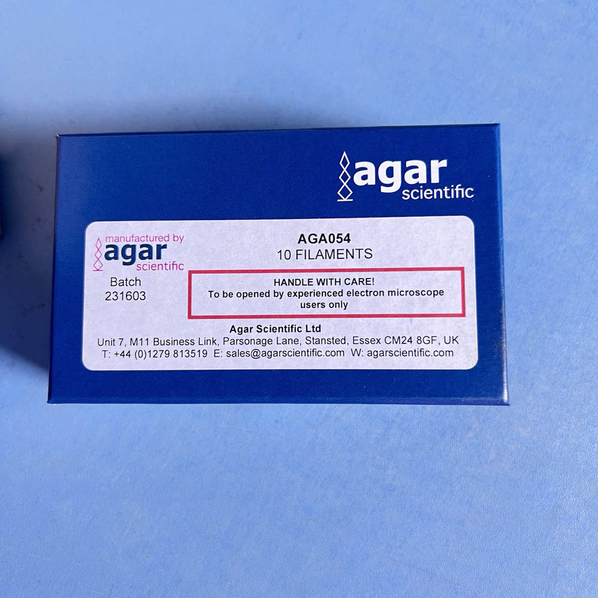 英國進口agar掃描電鏡鎢燈絲SEM蔡司A054適用Zeiss  LEO AEI燈絲