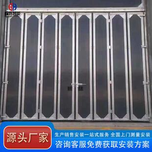 工业折叠门车间厂房仓库彩钢夹芯板保温重型飞机库大门可折叠