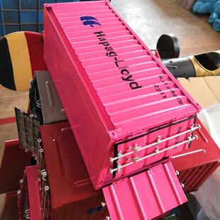 现货海运集SDMTB001装纸巾盒集箱装箱载定做车货柜箱模型铁制纳创