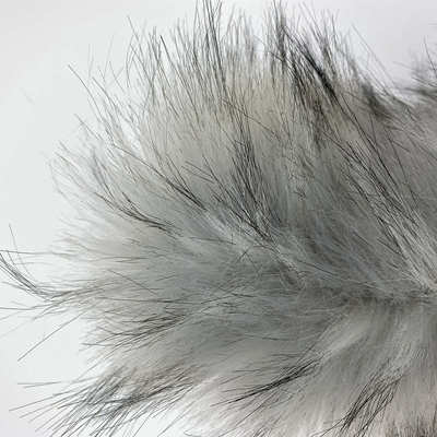 人造长毛绒高低毛貉子毛 9cm仿狐狸毛面料 貉子毛